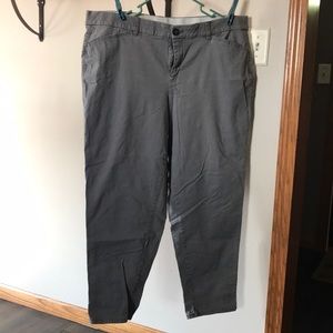 Lane Bryant Gray chino pants